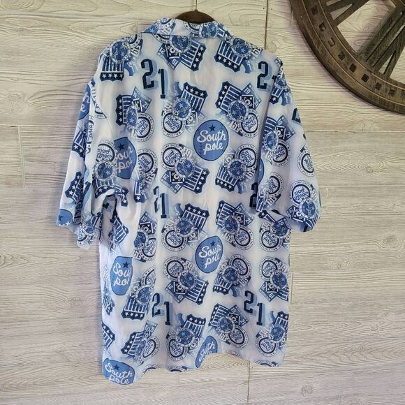 Southpole Vintage Button Down All Star SZ XL Mens Championship - Picture 4 of 7